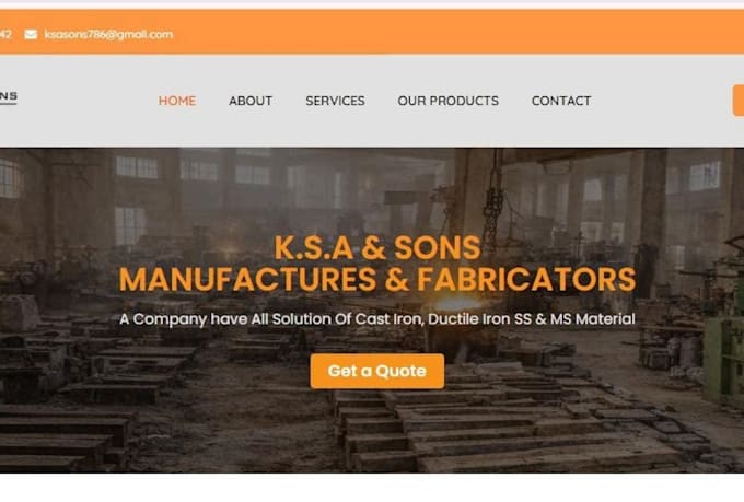design a wordpress website for fabricators